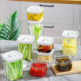 Storage Bottles Cross-border Pet Rotary Transparent Sealing Tank Grain Spice Box