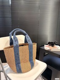 10a bag, female designer bag, crossbody bag, vegetable basket, water bucket, straw woven bag, women's bag, handbag, rattan woven bag