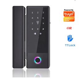 Lock Fingerprint Smart Lock For Sliding Glass or Wooden Door Swing Door Lock ttlock Bluetooth Digital Lock Or Tuya Smart Wifi Lock