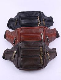 New Men Leather Hip Belt Fanny Pack Waist Purse sling Bag Wallet Purse Holder2748169