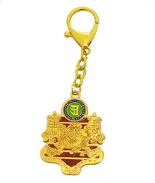 Hooks Feng Shui Chinese Art Wealth And Success Amulet Keychain