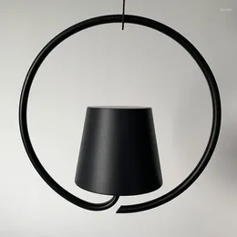 Wall Lamp Wireless Led Rechargeable Interior Bracket Light Modern Lampara De Luz Pared Ring Portable Hanging Sofas Bedroom
