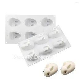 Baking Moulds 3D Silicone Cake Mould Chiffon Brownie Pan Dessert Pastry Mousse Sweets Tray Bakeware Tools