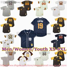 Custom XS-6XL Movie Throwback Baseball Jersey 21 KENCAMINITI 19 TONYGWYNN ROLLIEFINGERS STEVEGARVEY STEVEFINLEY RYANKLESKO GRAIGNETTLES RICHGOSSAGE Jerseys