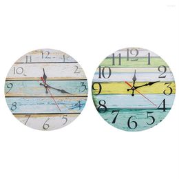 Wall Clocks Round Clock Analog Arabic Numerals Bar Decoration For Home Office Decor Vintage