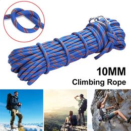 10M/15M/20M/30M Climbing Rope Outdoor Rescue Rope Climbing Safety Rope Paracord Insurance Escape Rope Hiking Survival Tool 240325