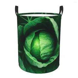 Laundry Bags Folding Basket Cabbage Dirty Clothes Storage Bucket Wardrobe Clothing Organiser Hamper