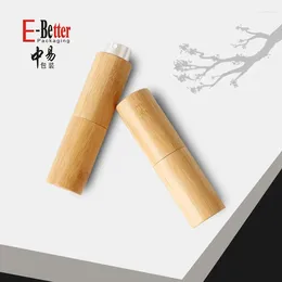 Storage Bottles 8/10/20ml Bamboo Empty Spray Refillable Bottle Container Makeup Water Atomizer Travel