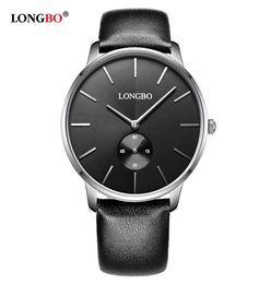 LONGBO Luxury Quartz Watch Casual Fashion Leather Strap Watches Men Women Couple Watch Sports Analogue Wristwatch Gift 802869613022