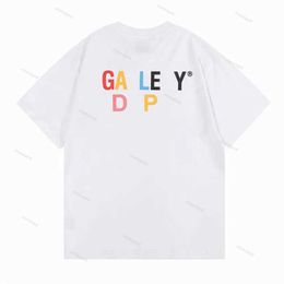 designer clothing designer mens t shirt Gal Tee Depts T-shirts Black White Fashion Men Women Tees Letters luxury T-shirt brand t sh