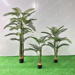Decorative Flowers Supply Simulation Areca Palm Imperial Concubine Sunflower Fake Trees Potted Plants