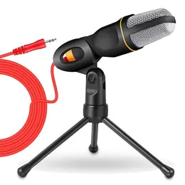 Microphones Table Stereo Condenser Microphone Highend Portable Computer Microphone Home Foldable Retractable Sf666q888 + Tripod New