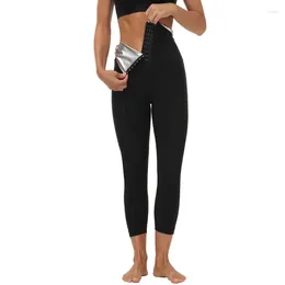 Women's Shapers Abdomen Control Sweat Thermal Pants Body Shaper Sauna High Waist Leggings Fitness Compression Slimming Workout Leggins