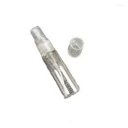 Storage Bottles 5ML 10ML 100pcs/lot Empty Clear DIY Perfume Refiilable Bottle Portable Glass Pen Slim Scent