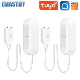 Detector Tuya Wifi Water Detector Leakage Sensor Alarm Leak Detector Sound Alarm Smart Life APP Flood Alert Overflow Security Protection