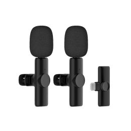 Microphones Cell Phone Wireless Lapel Microphone Lavalier Mobile Phone Microphone For Sound Recording Small Mike For Iphone Wireless Lapel
