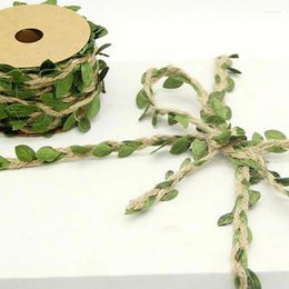 Decorative Flowers 10M Artificial Vine Fake Foliage Leaf Plant Garland Rustic Wedding Home Indoor Balcony Garden Plants Festival Party Decor