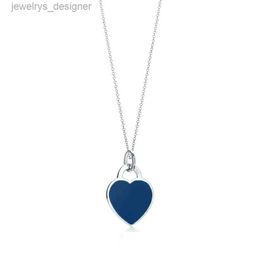 Designer Necklace custom jewelry fashion design jewelry charm womens collar dating party nice double heart pendant Stainless Steel Valentines Day Christmas Gift