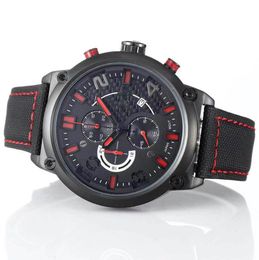 Whole Tradition T081 Expert Solar Red Compass Chronograph Quartz Deployment Clasp Black Dial Men Watch Wristwatches Mens Watch8475320