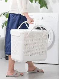 Laundry Bags Like-it Japan Imported Superimposed With Lid Hamper Household Bathroom Classification Dirty Clothes Storage Basket