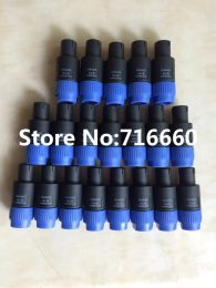 System Free Shipping 20pcs/lot High Quality speakon,4pin Speakon connectors,4 pole plug male audio speaker connector for hot selling
