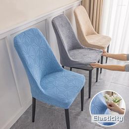 Chair Covers Jacquard Spandex Elastic Stretch Slipcover High-soft Fabric Kitchen El Banquet Living Room