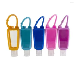 Storage Bottles 5 Sets Leakproof Travel Containers Bottle Silicone Cream Lotion With Hook Plastic