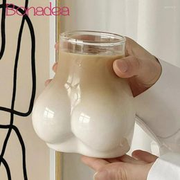 Wine Glasses Creative Hip Coffee Cups Funny American Latte Personalized Milk Tea Glass Cup Gift To Friend Home Decoration