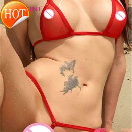 2024 New Fashion Designer Sexy Bikini Sets Cheap PARAKINI Women Extreme Micro Exotic Mini Transparent Mesh Two Piece Swimsuit Beachwear Bathings Sunbath Ling