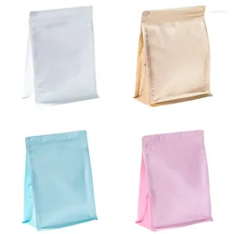 Storage Bags 50pcs Colourful High Quality Food Sealed Bag Coffee Feed Pouch Mylar Aluminium Foil Tea Pouches