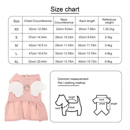Dog Apparel Pet Gift Portable Puppy Dress Summer Dresses Cosplay Cotton Polyester Decorative Cat