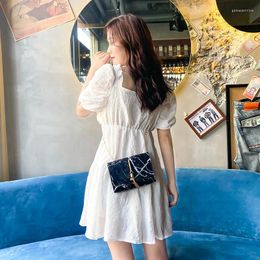 Shoulder Bags TRAVEASY 2024 Ladies Crossbody Bag Fashion Vertical Tassel Small Square Personalised Business Leisure