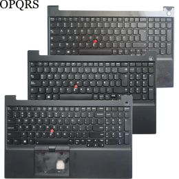 Cards NEW For Lenovo ThinkPad E15 Gen 2 US/Latin LA/Spanish SP/French FR AZERTY laptop keyboard with palmrest upper cover