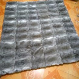 Blankets Natural Fur Blanket For Living Room Genuine Real Rug Skin Carpet Floor Mat Decorative Home Decor Bedroom