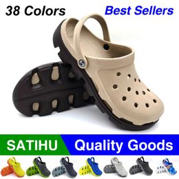 SATIHU Sandals Clog Shoes For Tracing Slippers Fashion Wading Fishing Beach Rain Boots Flats Unisex Lovers Friend Family Dressed 240320