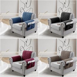 Chair Covers Water Repellent Quilted Recliner Sofa Cover With Pocket Armrest Towel Home Decortion Anti Slip Dogs Pet Kids