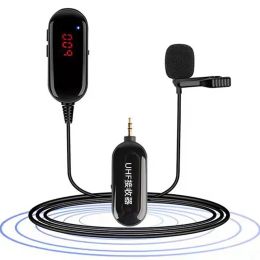 Microphones UHF Wireless Lapel PinsMicrophone Mobile Phone Computer Live Broadcast Sound Card SLR Recording Noise Reduction Interview
