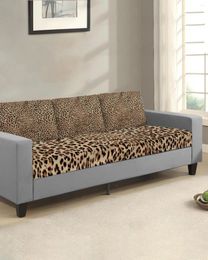 Chair Covers Leopard Texture Sofa Seat Cushion Cover Furniture Protector Stretch Washable Removable Elastic Slipcovers