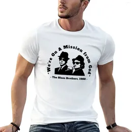 Men's Tank Tops We're On A Mission From God - The Blues Brothers T-Shirt Hippie Clothes Heavyweight T Shirts Cotton