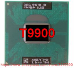 CPUs Original Lntel Core 2 Duo T9900 Cpu (6m Cache, 3.06 Ghz, 1066 Mhz Fsb , Dualcore) Laptop Processor Free Shipping