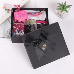 Display Kpop Stray Kids Gift Box Include Keychain Plush Doll Sticker Stand Photocard