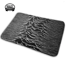 Carpets Comfortable Door Mat Rug Carpet Cushion Joy Division Punk Music Unknown Pleasures Goth Gothic Dark Vintage Post