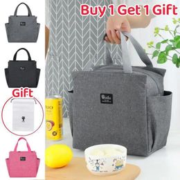 Dinnerware Multifunction Large Capacity Cooler Bag Waterproof Oxford Portable Zipper Thermal Lunch Bags For Women Box Picnic