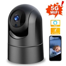 Cameras 4MP IP Camera 5G WiFi 2K Baby Monitor 1080P Mini Indoor CCTV Security Camera Auto Tracking Audio Video Surveillance Camera Alexa