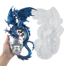 Tools DIY Silicone Epoxy Resin Mould Dragon Skull Jewellery Tool Jewellery Mould Jewellery Accessories