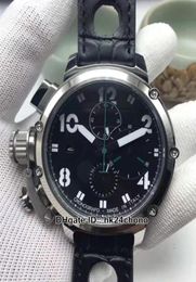 Sell New Watches U51 U51 50mm Quartz Chronograph Mens Watch Black Dial Leather Strap Chimera 7474 High Quality Cheap Gents Sport 4689943
