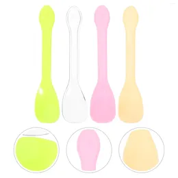 Disposable Flatware 400 Pcs Party Supplies Food Spoon Mousse Cake Spoons Ice Cream Scoop Tasting Dessert Tableware Mini Multicolor