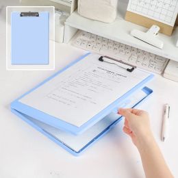 Clipboard Dual Purpose Student Writing Pad Board Clipboard A4 File Folder Clipboard Test Paper Storage Organiser Office File Organisation