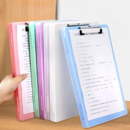 Clipboard A4 File Folder Clipboard Writing Pad Clipboard Test Paper Storage Box Organiser Office File Organisation Student School Supplies