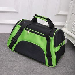 Dog Carrier Soft-sided Carrying Portable Pet Bag Bags Blue Cat Travel Breathable Handbag